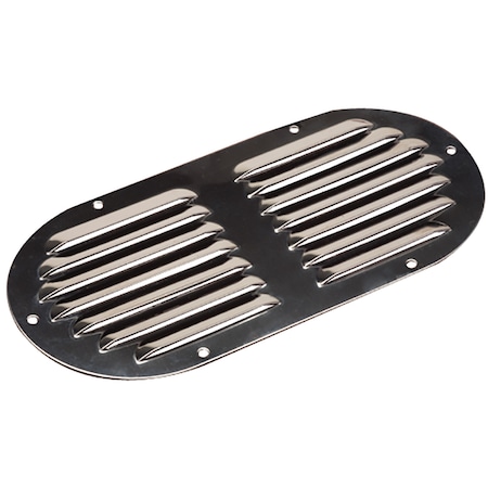 Sea-Dog Stainless Steel Louvered Vent - Oval - 9-1/8" x 4-5/8" 331405-1